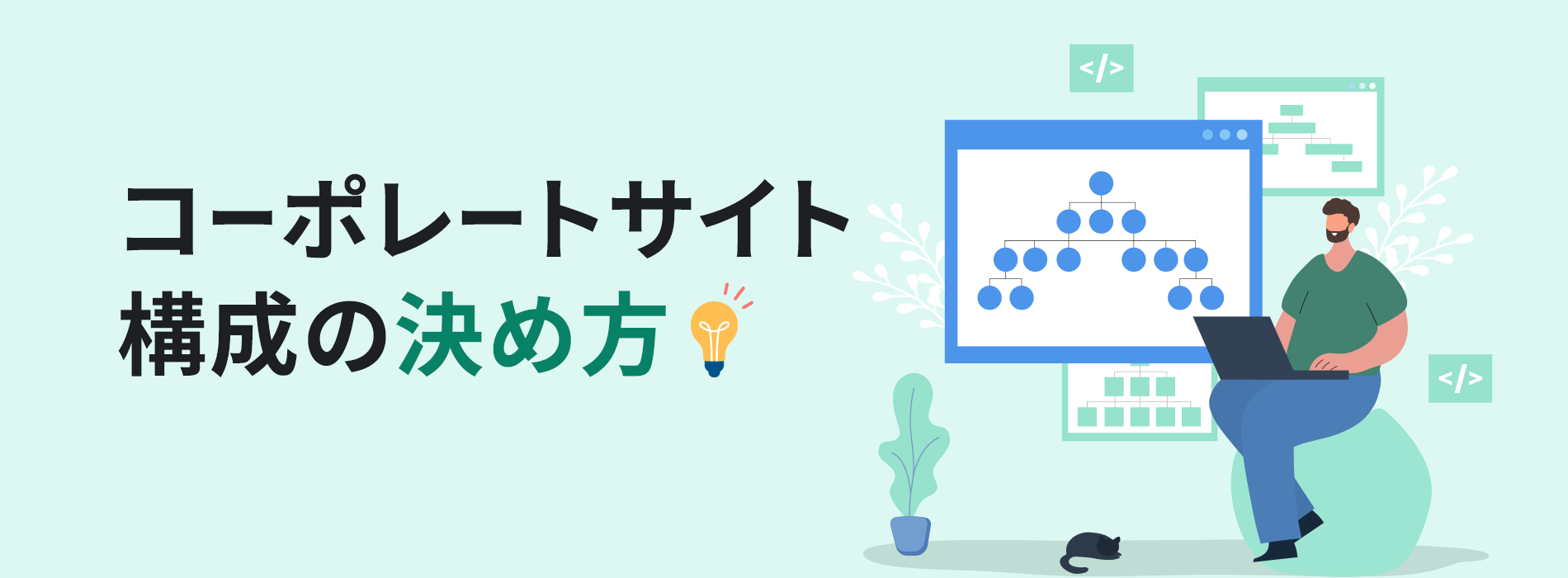 コーポレートサイト構成の決め方