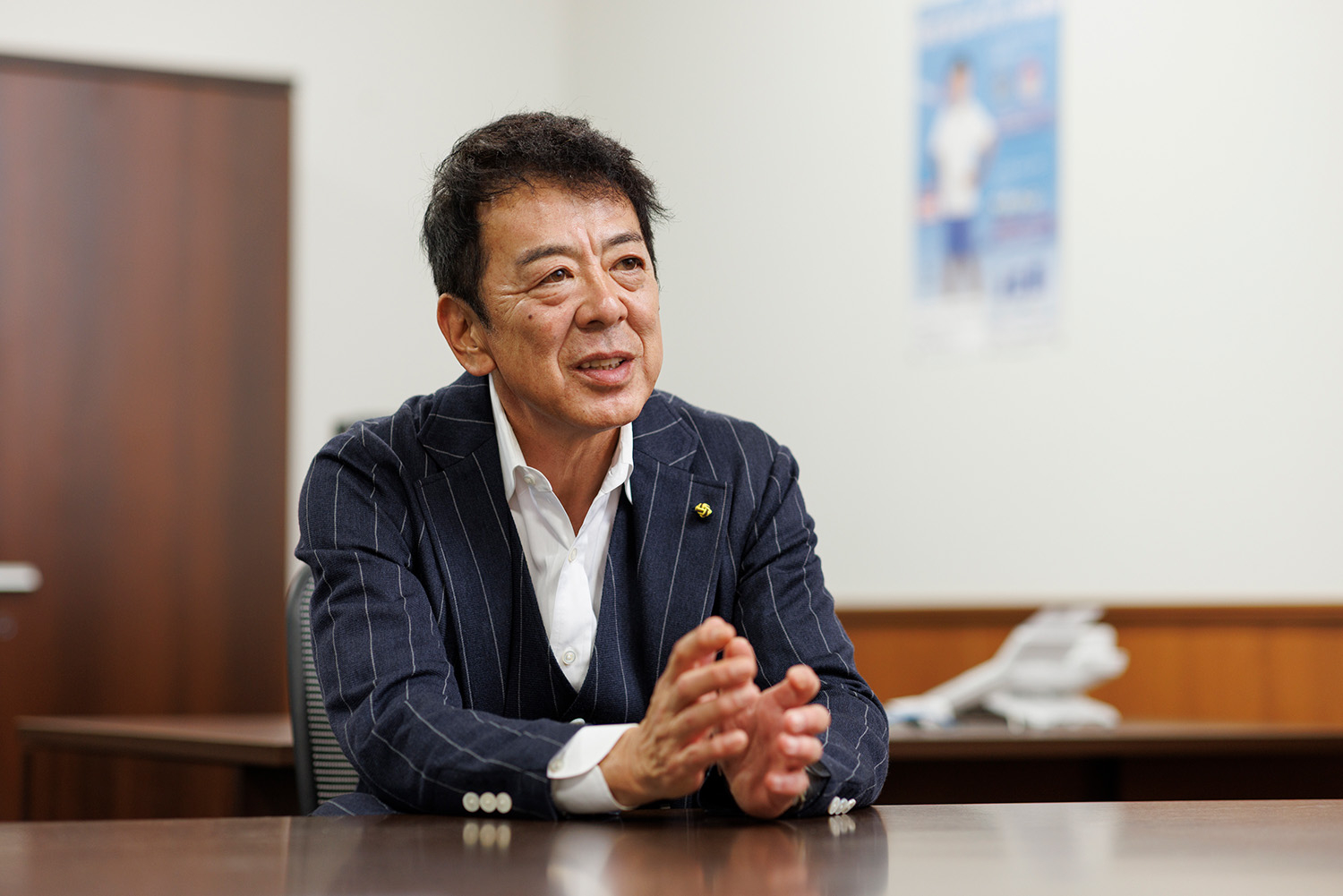 萩尾 様(福岡県教育用品株式会社 代表取締役)